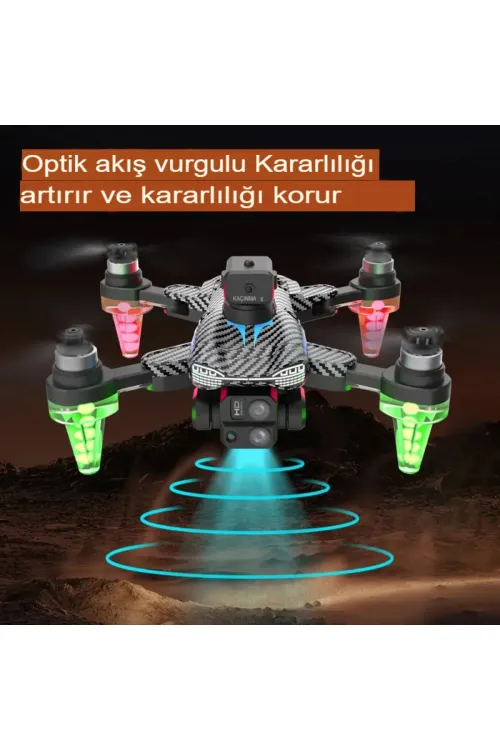 Bilişim Burada C19S Akıllı Engel Tanıma ve Renkli Işıklandırmalı Profesyonel Drone! ✨